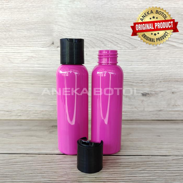 Gambar BOTOL PET 100 ML PINK FANTA / FUCHIA TUTUP PRESTOP WARNA WARNI - Hitam dari Aneka botol_NEW undefined Tokopedia