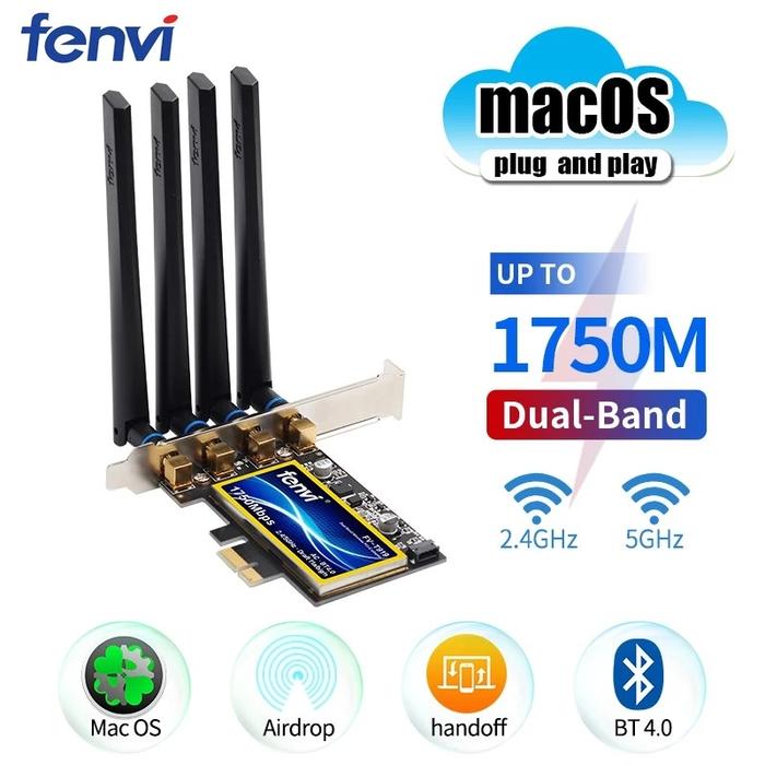Gambar Fenvi T919 BCM94360 PCIe Wifi 5 946CD MacOS Hackintosh AC Bluetooth dari Interface Master Indonesia undefined Tokopedia