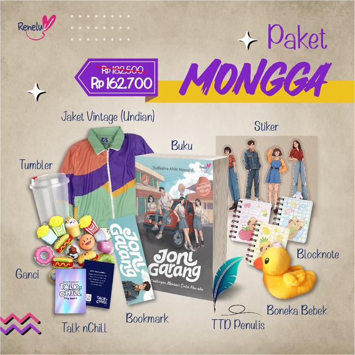 Gambar PRE ORDER - JONI GARANG - YUDHISTIRA ANM MASSARDI - RENELUV - PAKET MONGGA dari bumifiksipadang undefined Tokopedia