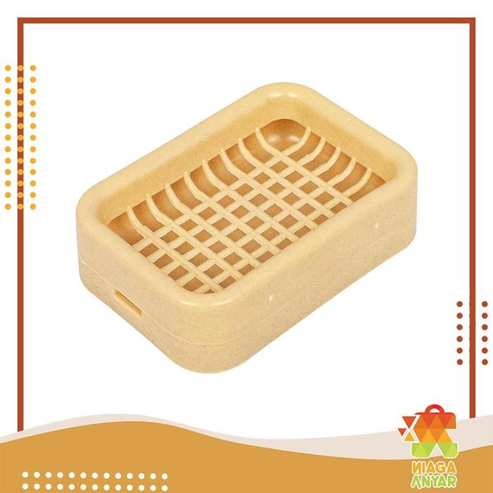 Gambar asli NA Tempat Sabun Batang Anti Air / Kotak Sabun Model Jaring / - COKLAT MUDA dari bayi shop1 undefined Tokopedia