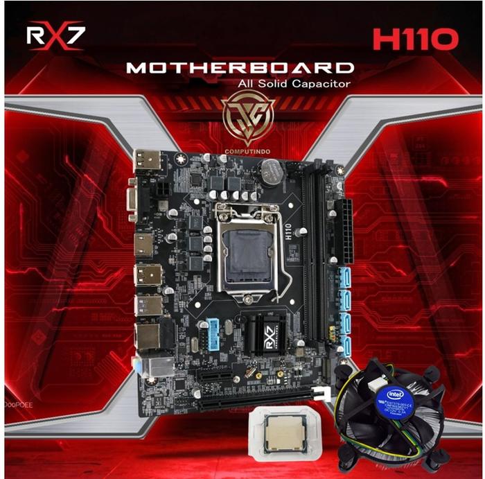 H110 Ssd 1660 Super I5 7400 Jual Intel I5 7400/Ram 8GB/SSD 256 GB/GTX