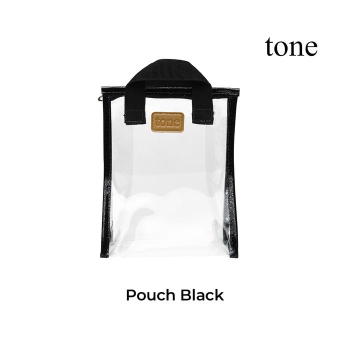 Gambar TONE Hologram Transparan Pouch and Mini Bag Tone | GIFT BAG - Mini Bag-Black dari Tone Official undefined Tokopedia