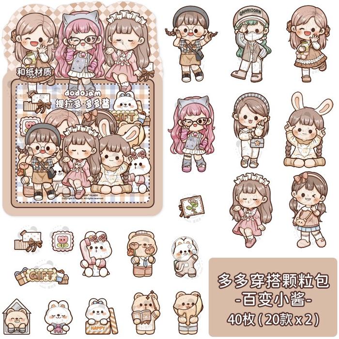 Gambar Stiker Pack Karakter Girl Edisi Dodogirl Sauce TLD86 - Changed Sauce dari Enjoymarketid undefined Tokopedia