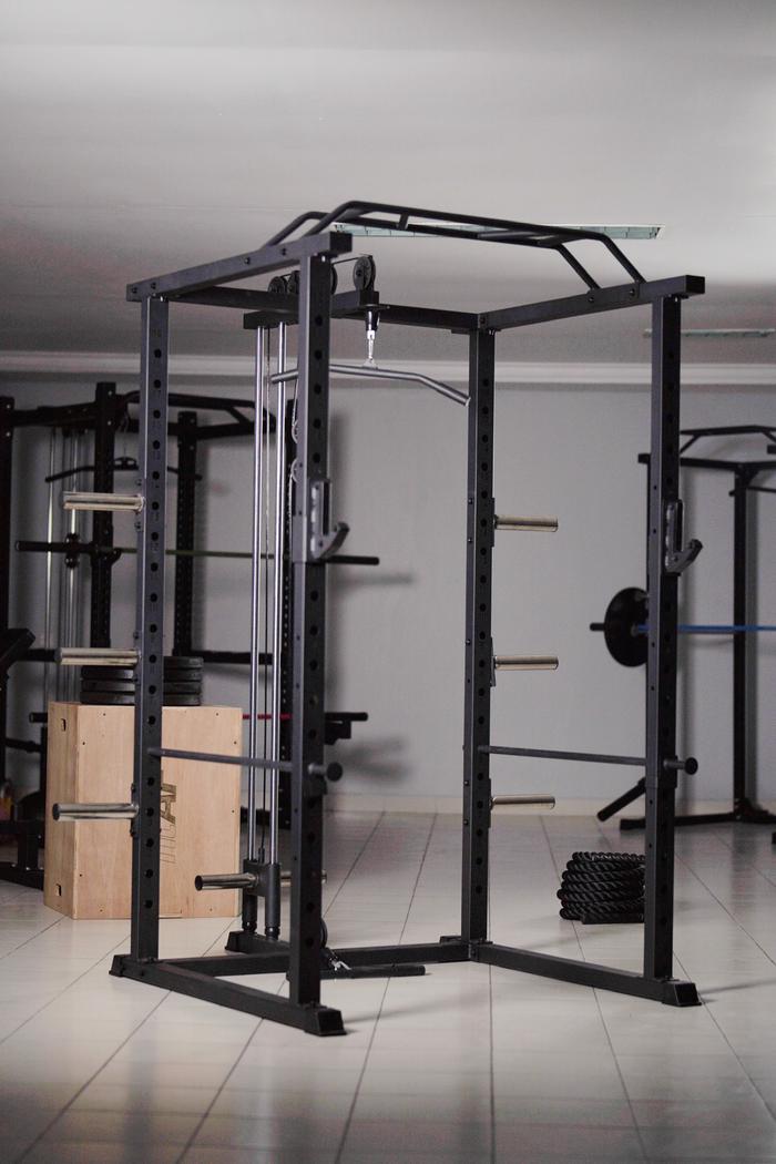 Jual Multi Function Power Rack With Lat/Pull Attachment - Rack Only ...