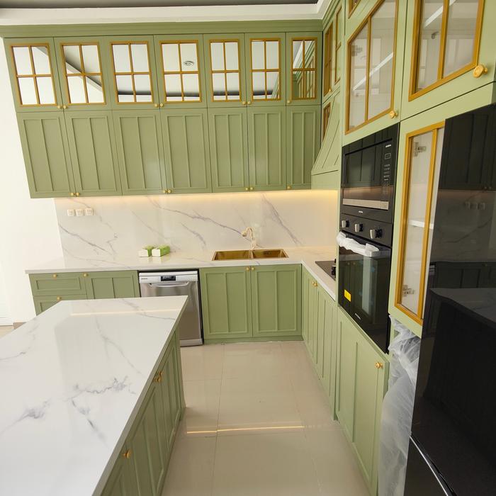 Gambar kitchenset kitchen set rak lemari dapur apartement set kamar set dari KITCHENSET MURAH BEKASI undefined Tokopedia
