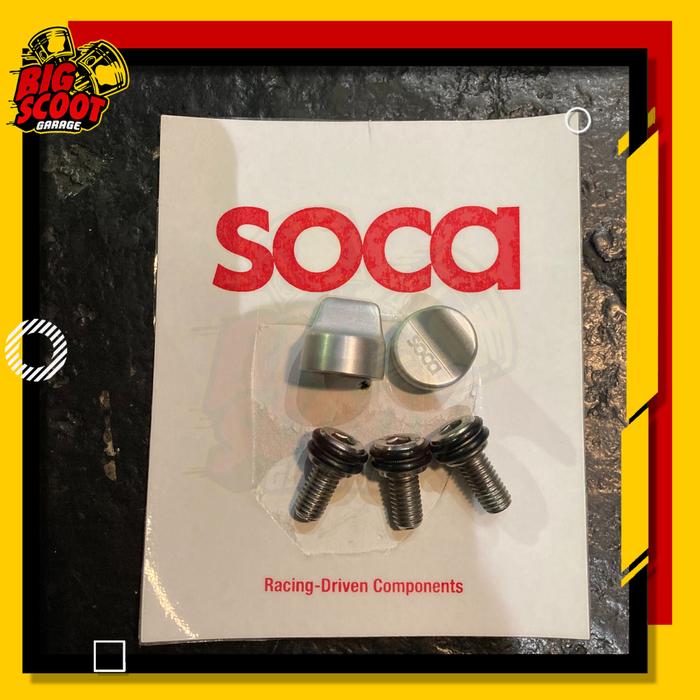 Gambar Monel / Tutup Spion - Mirror Hole Cap SOCA for All Vespa Matic - silver dari Bigscootgarage undefined Tokopedia
