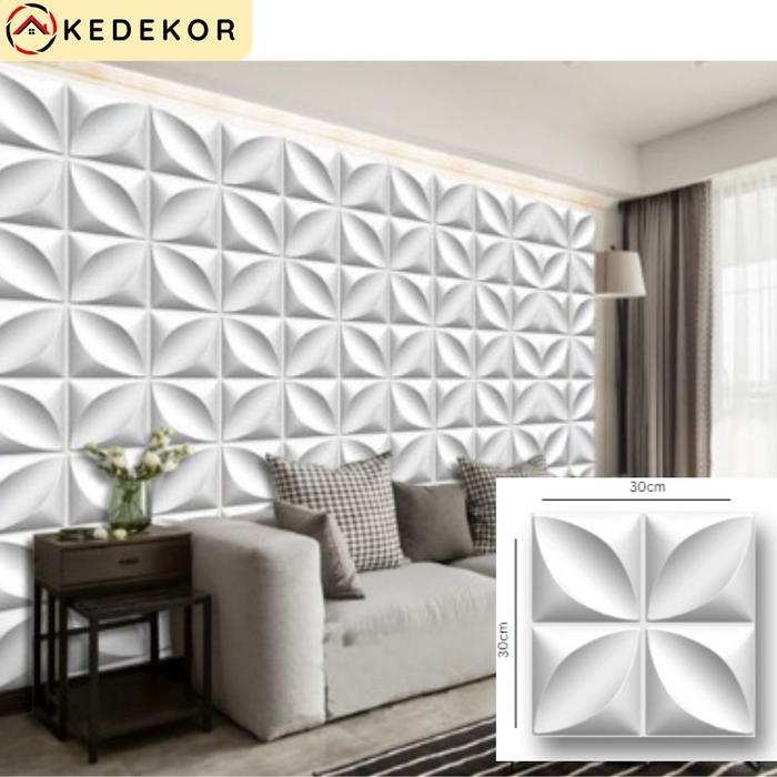 Gambar WALL PANEL 3D DINDING PVC | WALLPAPER DINDING PVC 3D - 30cmx30cm dari Okedekor undefined Tokopedia