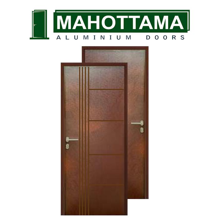 Gambar MAHOTTAMA MAS40 - Pintu Rumah Kamar Mandi / Tidur Aluminium 80 x 200 - Brown, Kiri dari Mahottama Official Store undefined Tokopedia