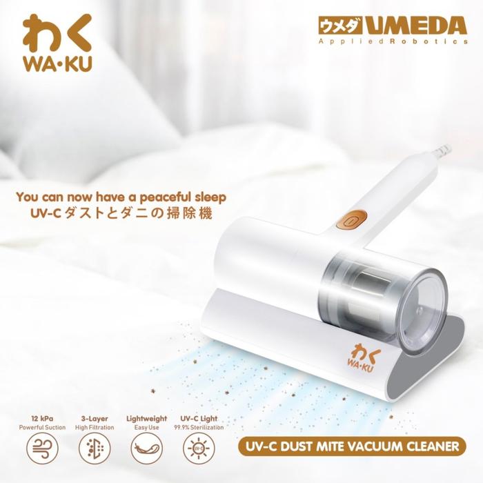 Gambar Umeda Waku UV-C Dustmite Vacuum Cleaner Kasur Pembersih Sedot Tungau - Putih dari Jualelektronikrumah undefined Tokopedia