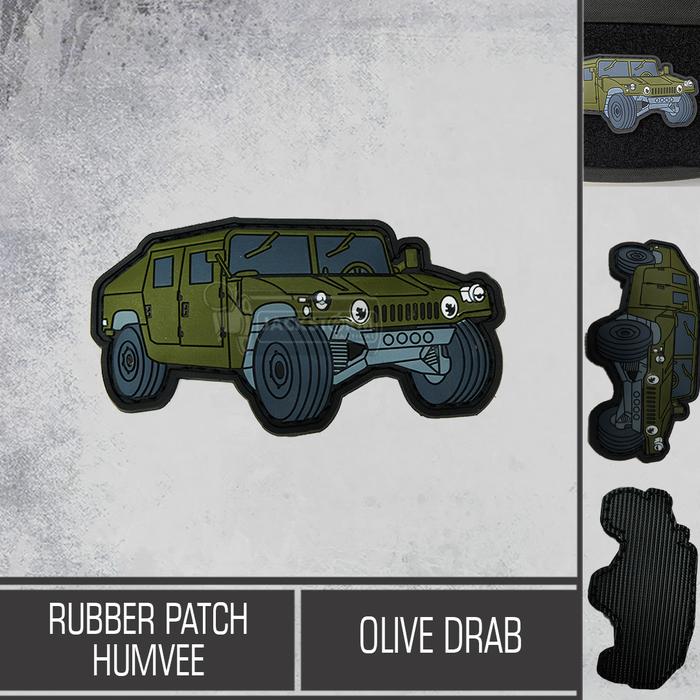 Gambar Rubber Patch Humvee - Olive Drab dari Jackstorm Tactical undefined Tokopedia
