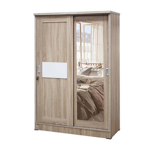 Gambar Lemari Pakaian Sliding 2 Pintu LPT 2006 - Sonoma Oak Muda dari Alam Indah Store undefined Tokopedia