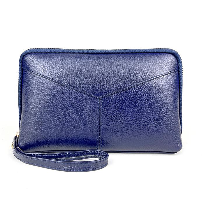 Gambar Dompet Wanita Susi Kotak Papirut Kulit Jeruk Original Kulit Asli Garut - Biru dari ZHR Leather undefined Tokopedia