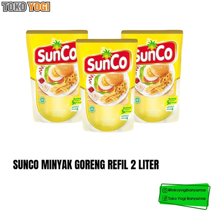 Gambar SUNCO - MINYAK GORENG - REFILL 500ML, 1L & 2L - 2 LITER dari Toko Yogi Banyumas undefined Tokopedia
