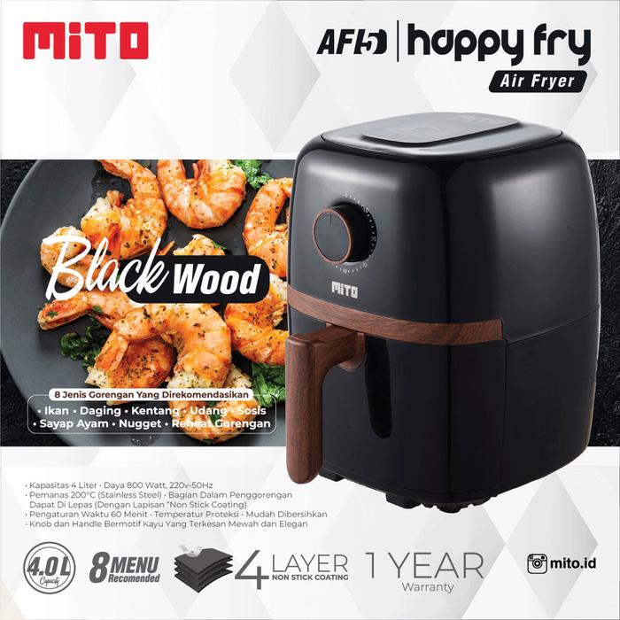 Gambar Mitochiba Airfryer AF5 Happy Fry 4 Liter - Hitam dari Harapan Baru Electronics undefined Tokopedia
