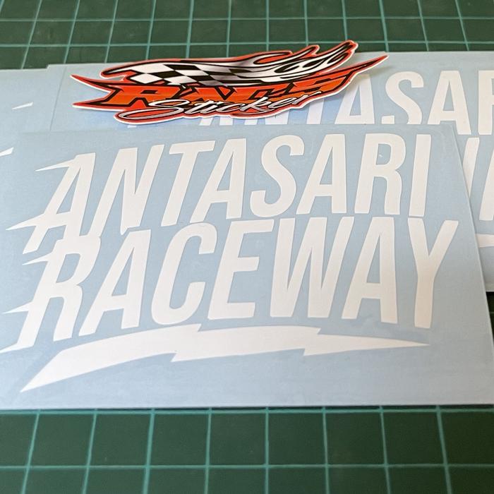 Gambar Sticker Stiker Cutting Antasari Pasopati Raceway - Putih dari Radja Apparel RACS undefined Tokopedia