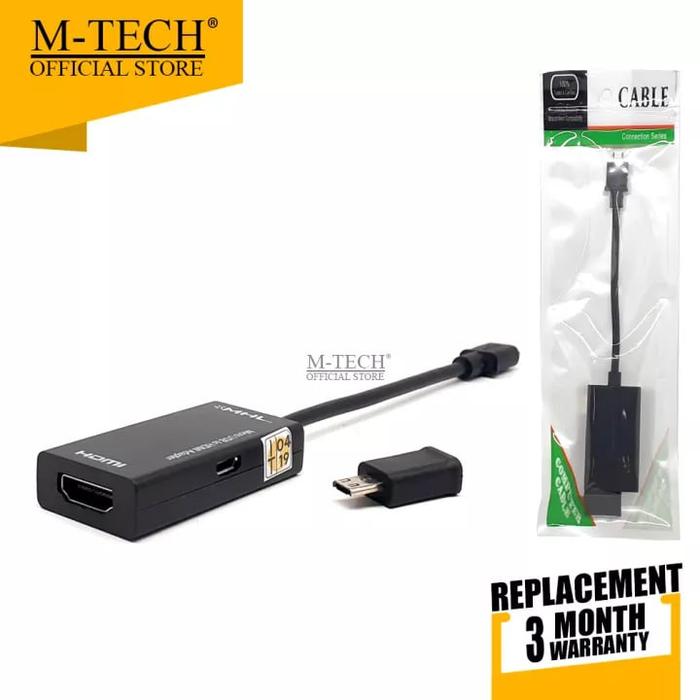 CONVERTER CABLE MICRO USB TO HDMI (MHL) +11P di Elite Computer Solution  Pontianak Tokopedia