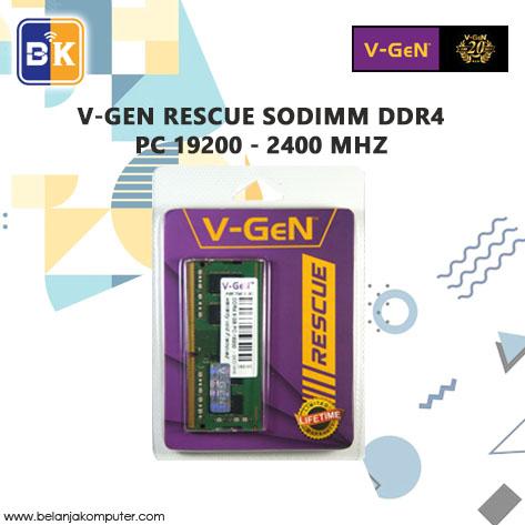 Jual V-GeN RESCUE So-DIMM 8GB DDR4 PC19200/2400Mhz Kota