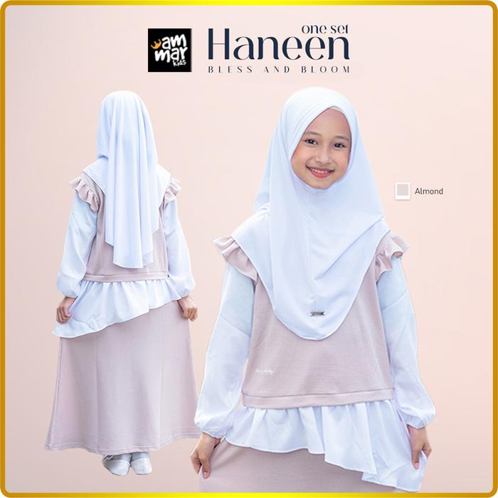 Gambar Setelan Baju Muslim Anak Perempuan Ammar Kids Haneen Set Blouse Skirt - Almond, S dari Amaira Ecommerce undefined Tokopedia