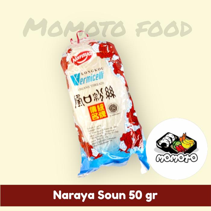Gambar Soun Naga Merah 50 gram Sohun Suun Longkou Vermicelli Bihun - Soun NARA50 dari Momoto Food Supplier undefined Tokopedia