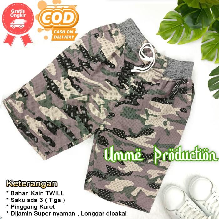 Gambar celana boxer pants kolor loreng pendek chinos taktikal army distro rib - KODE 4, XL dari Toko Umme Production undefined Tokopedia