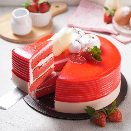 Gambar Cream Cheese Strawberry - 16cm dari DCIKA BAKERY undefined Tokopedia