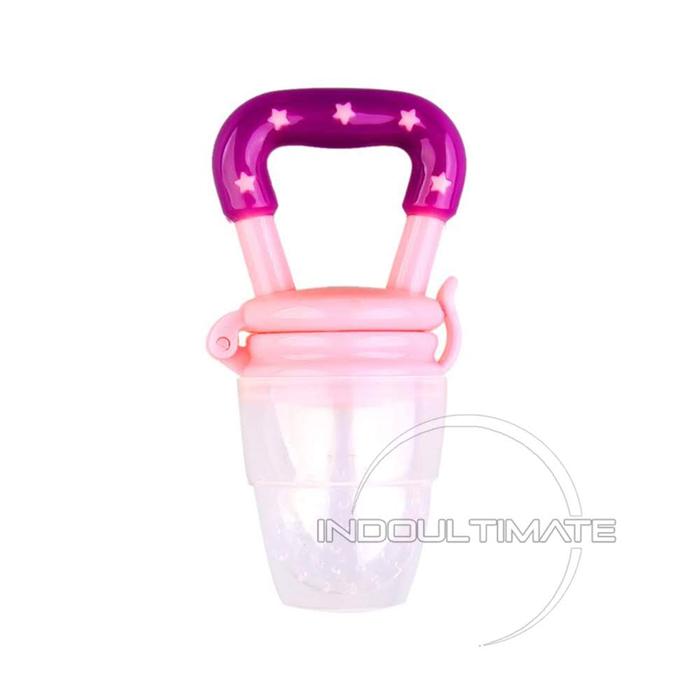 Gambar Baby Fuit Food Feeder EMPENG BUAH GG01Tether Gigitan BayI - Merah Muda dari indo ultimate undefined Tokopedia