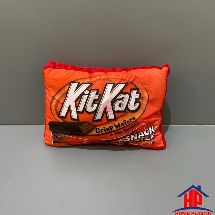Gambar HOME - Bantal Snack / Bantal Kekinian / Bantal Ukuran 37 x 28 CM - kitkat dari Home Plastik_NEW undefined Tokopedia