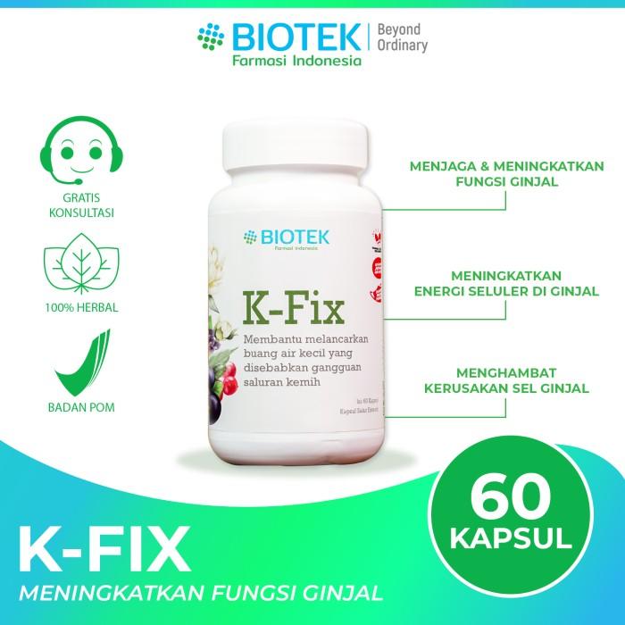 Gambar Biotek Farmasi - K-FIX | Obat Ginjal | Herbal Alami | Ampuh Original - 60 Kapsul dari Biotek Farmasii Indonesia undefined Tokopedia