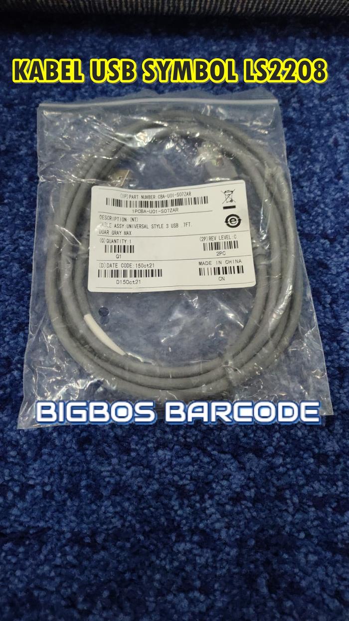 Gambar KABEL USB ZEBRA BARCODE SCANNER DS2208 - DS2278 - LS4278 - LI4278 - ORY CHINA dari BIGBOS BARCODE OFFICIAL undefined Tokopedia