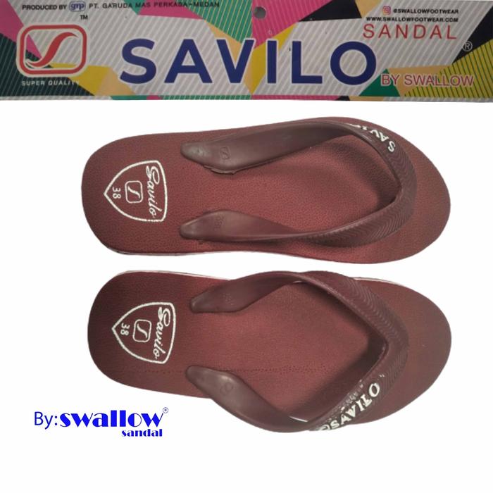 Gambar Sandal Swallow Bunaken Premium Tebal Sendal Jepit Swallow Original MMA - 38 Maroon dari OneMMA undefined Tokopedia