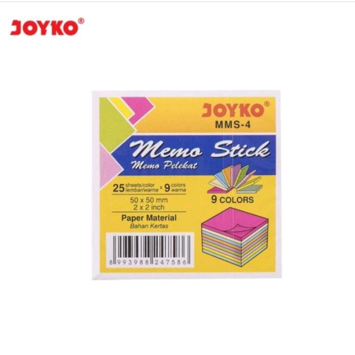 Gambar Memo Stick Joyko MMS-4 Sticky note 50x50 mm dari Percetakan Cirebon Printing undefined Tokopedia
