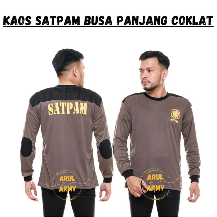 Gambar Baju kaos security satpam sablon borgol dalaman seragam setelan pdhpdl - SATPAM BUSA, M dari Arul army undefined Tokopedia