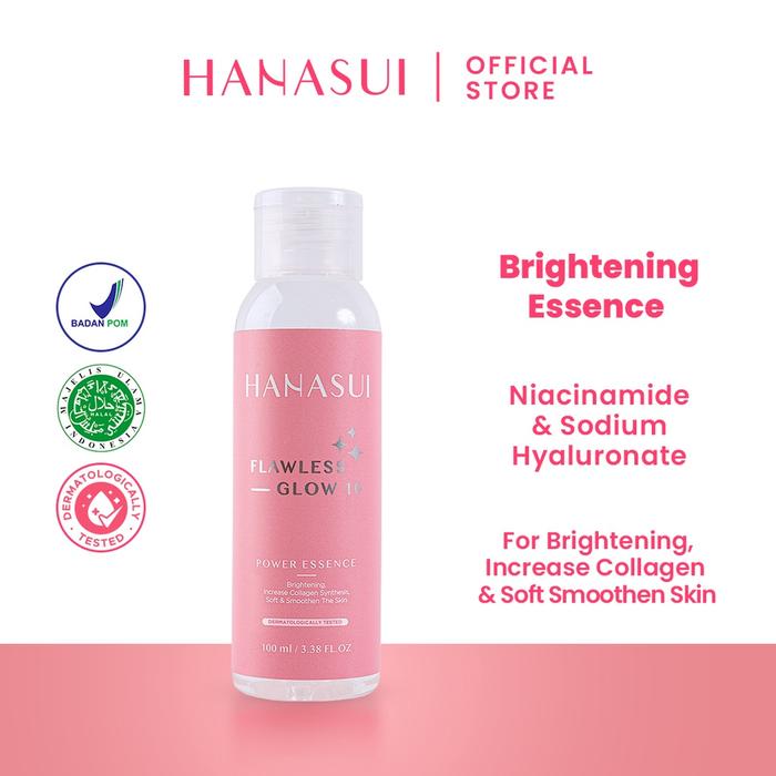Gambar HANASUI FLAWLESS GLOW 10 SERIES - DAY CREAM NIGHT CREAM CLEANSER ESSEN - POWER ESSENCE dari NVN Store Online undefined Tokopedia