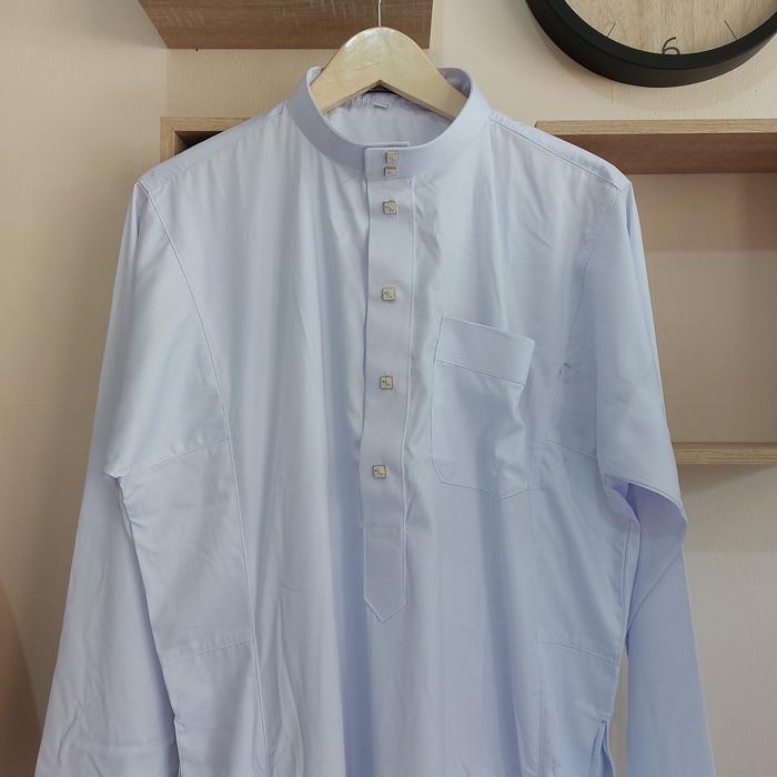 Gambar GAMIS PRIA LENGAN PANJANG PREMIUM / JUBAH PRIA NABILA - Putih, M dari Umma Muslimwear undefined Tokopedia