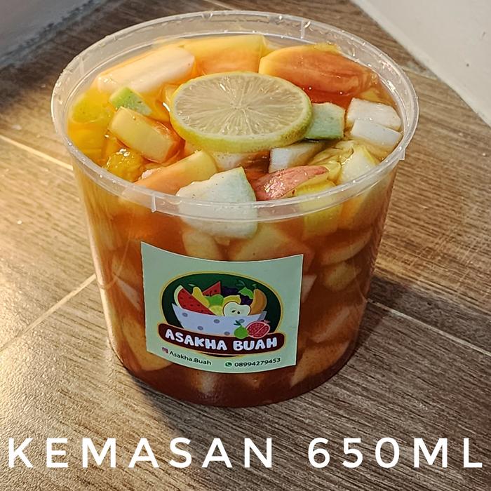 Gambar asinan buah kuah lemon asakha buah dari Duo Asakha undefined Tokopedia