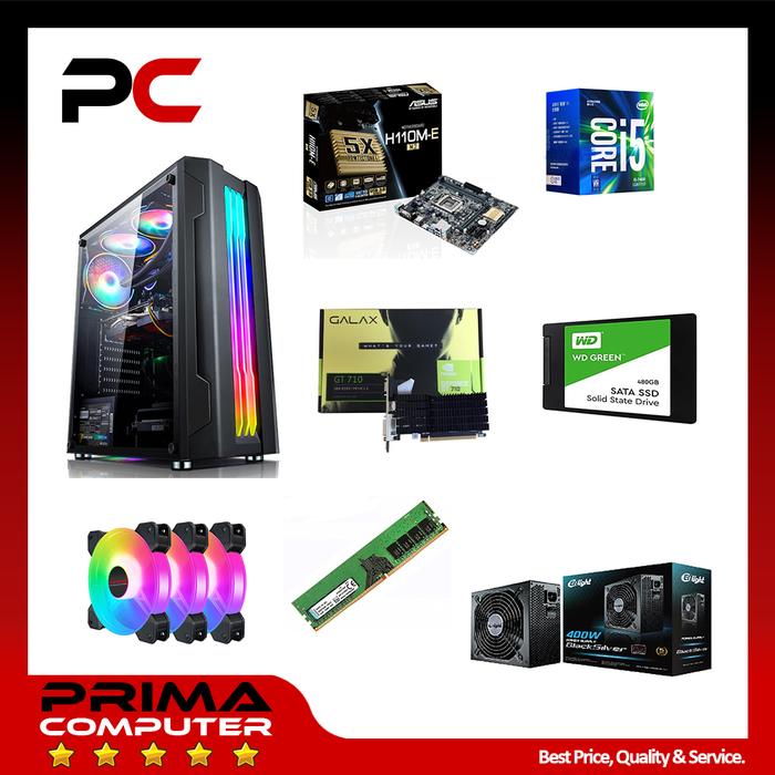 Gambar PC / CPU RAKITAN GAMING i5-7400 RAM 8GBB SSD 480GB GT710 2GB ENLIGHT dari PRIMA COMPUTER BATAM undefined Tokopedia