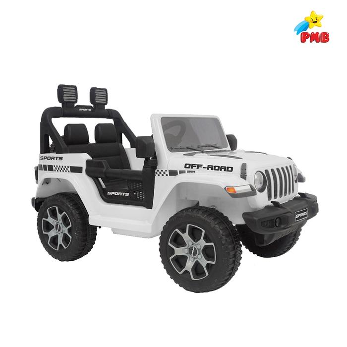 Gambar MAINAN ANAK MOBIL AKI OFF-ROAD M8288 ORIGINAL PMB - Putih dari Boraborababyshop undefined Tokopedia