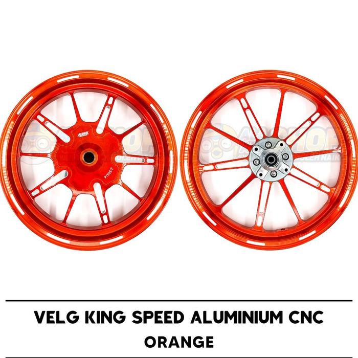 Gambar Baru Velg King Speed Vario 125 / 150 KingSpeed Aluminium CNC - Orange dari vanillamelon undefined Tokopedia