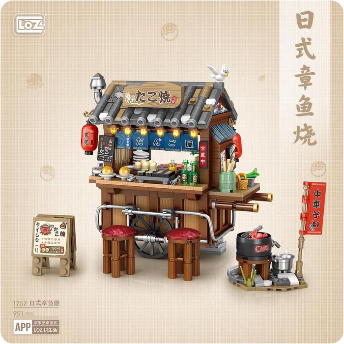 Gambar LOZ Lego (STREET FOOD SERIES ) Gerobak Makanan Jajanan Kado Lucu Block dari WowKids WK undefined Tokopedia