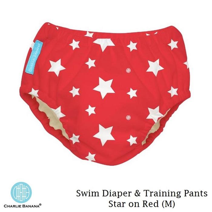 Gambar Size M - Charlie Banana Swim Diaper & Training Pants Celana Renang - Red Stars dari AsiBayi undefined Tokopedia