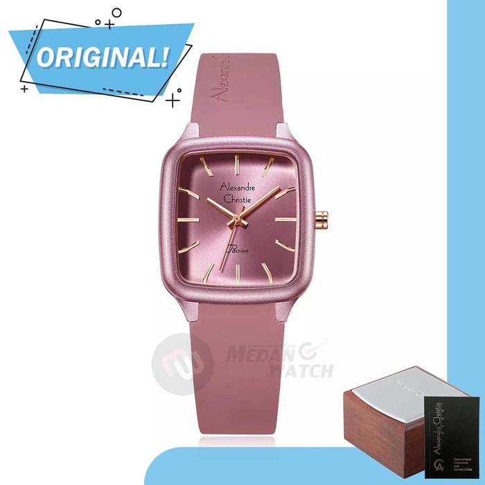 Gambar Jam Tangan Wanita Analog Alexandre Christie 2A08LH AC2A08 AC 2A08 LH Original Garansi Resmi - Pink dari Medan Watch undefined Tokopedia