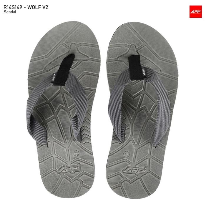 Gambar sandal jepit rei arei wolft s149 original arei outdoor gear - Abu-abu, 38 dari zona mdpl,outdoorgear undefined Tokopedia