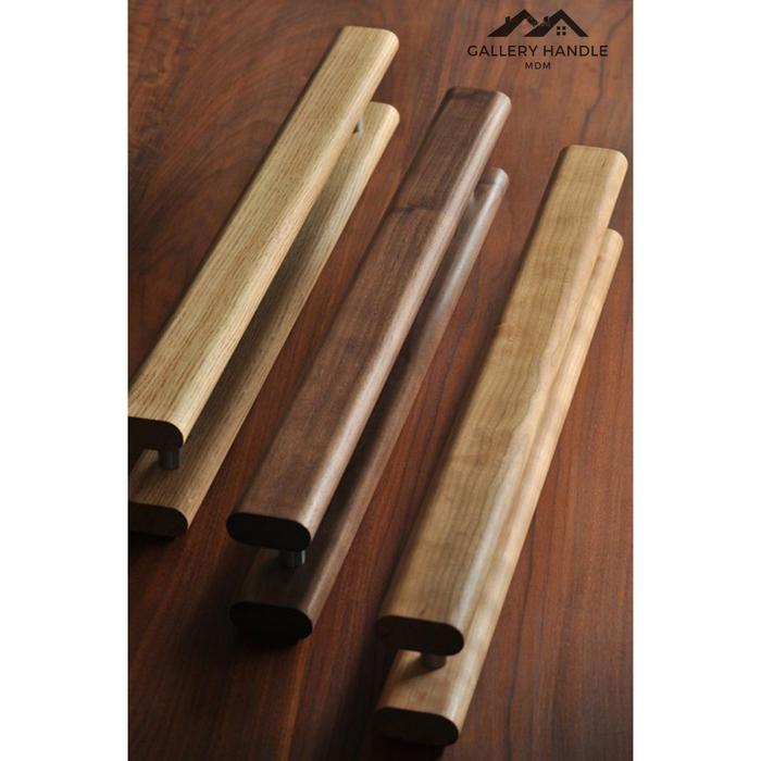 Gambar Handle Pintu Rumah Minimalis / Gagang Pintu Rumah Kayu Jati 60cm - Tipe A2, Oak dari Mdm Gallery undefined Tokopedia