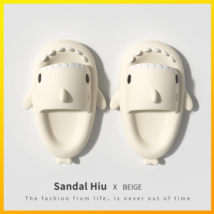 Gambar Sandal Hiu Anak Dewasa Import Sandal Karakter Lucu - Putih, 38/39 dari grosir.laris88 undefined Tokopedia