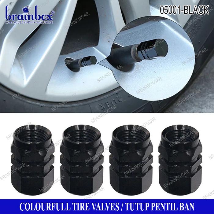 Gambar Pentil Warna - Hitam dari Brainbox Car and Home undefined Tokopedia
