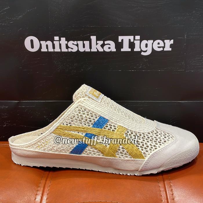 Gambar ONITSUKA TIGER MEXICO 66 SABOT ORIGINAL - Cream / Mustard, +di catatan dari new stuff branded undefined Tokopedia