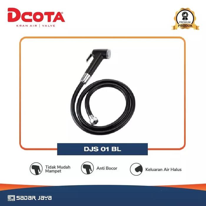 Gambar DCOTA DJS 01 Black / Chrome Jet Shower Toilet Semprotan Cebok Bidet - Hitam dari Sadar Jaya Maju undefined Tokopedia