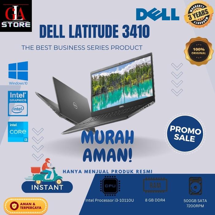 Jual DELL LATITUDE 3410 I3-10110U, 8GB, 500GB, WIN10PRO, 3YR