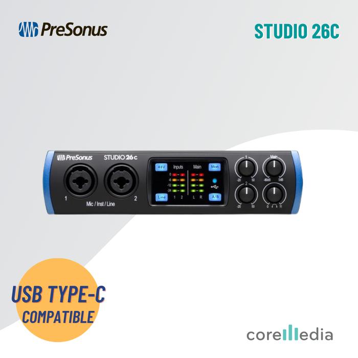 Gambar PreSonus Soundcard Studio 26c dari Core Media undefined Tokopedia