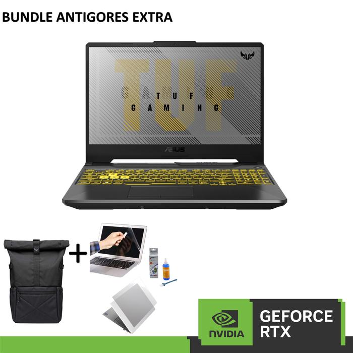 Gambar ASUS TUF GAMING F15 FX506LH GeForce GTX 1650 - i5 10300 16GB 512SSD - +antigores dari NVIDIA GeForce Laptop undefined Tokopedia